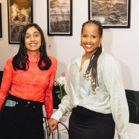 Photograph of Savena Surana and Arda Awais.